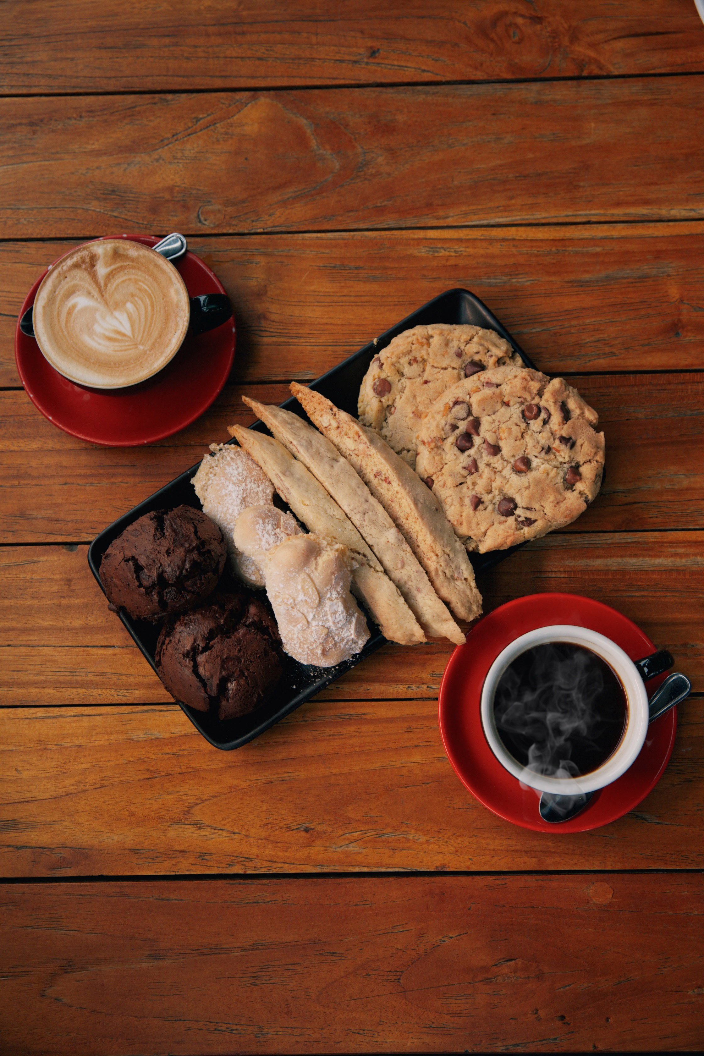 Pastries and espresso