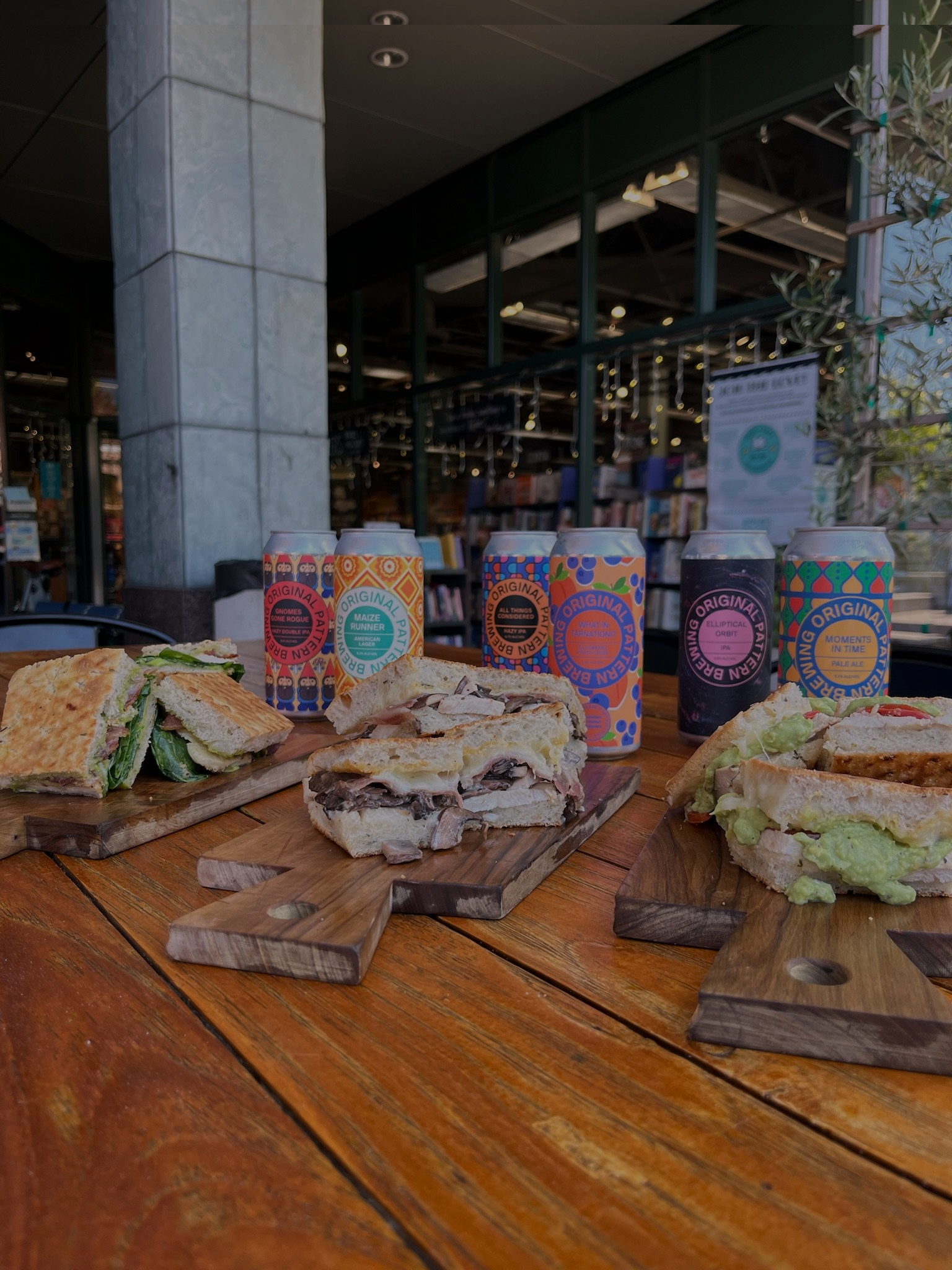 House-made sandwiches and local craft beer at Cafe Borrone